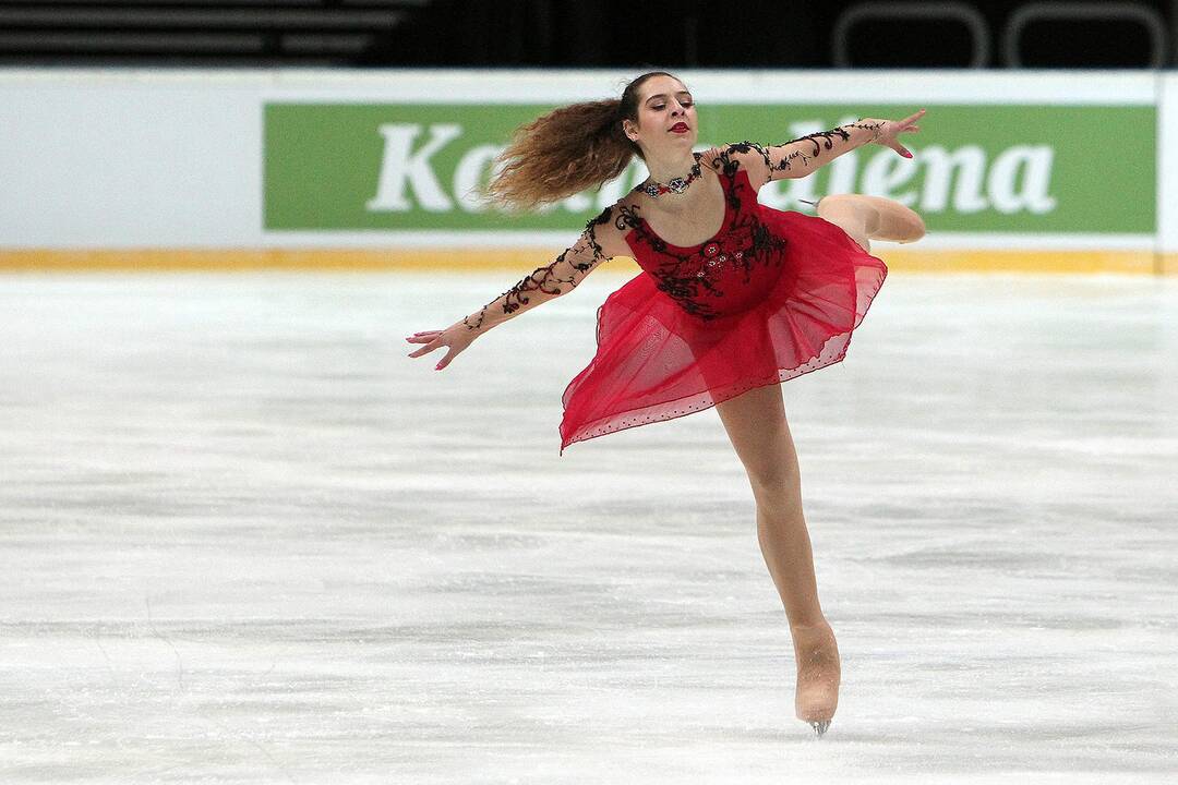„Amber Cup“. Merginų trumpoji programa