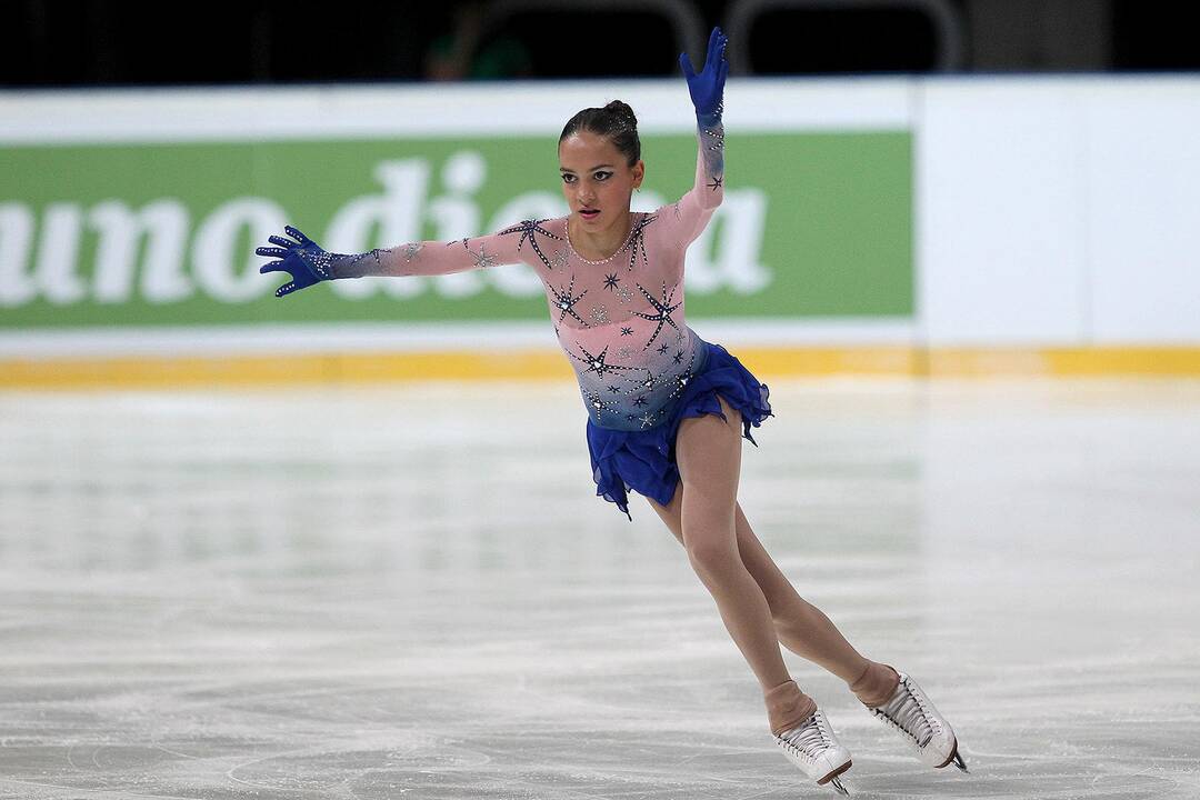 „Amber Cup“. Merginų trumpoji programa