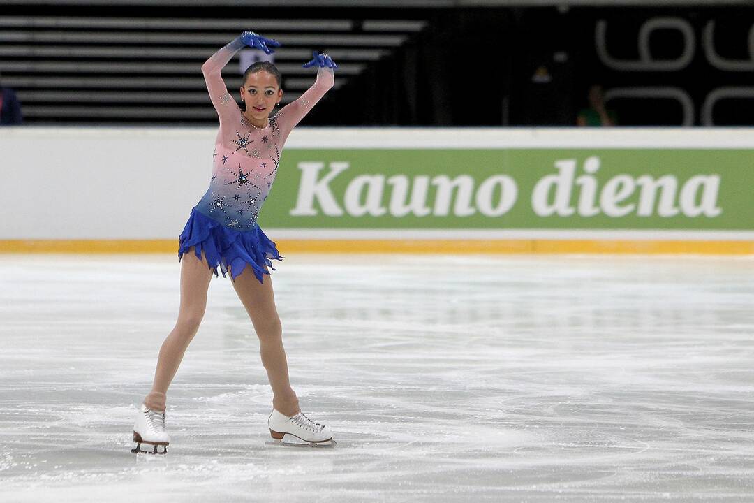 „Amber Cup“. Merginų trumpoji programa