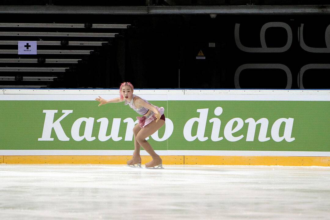 „Amber Cup“. Merginų trumpoji programa
