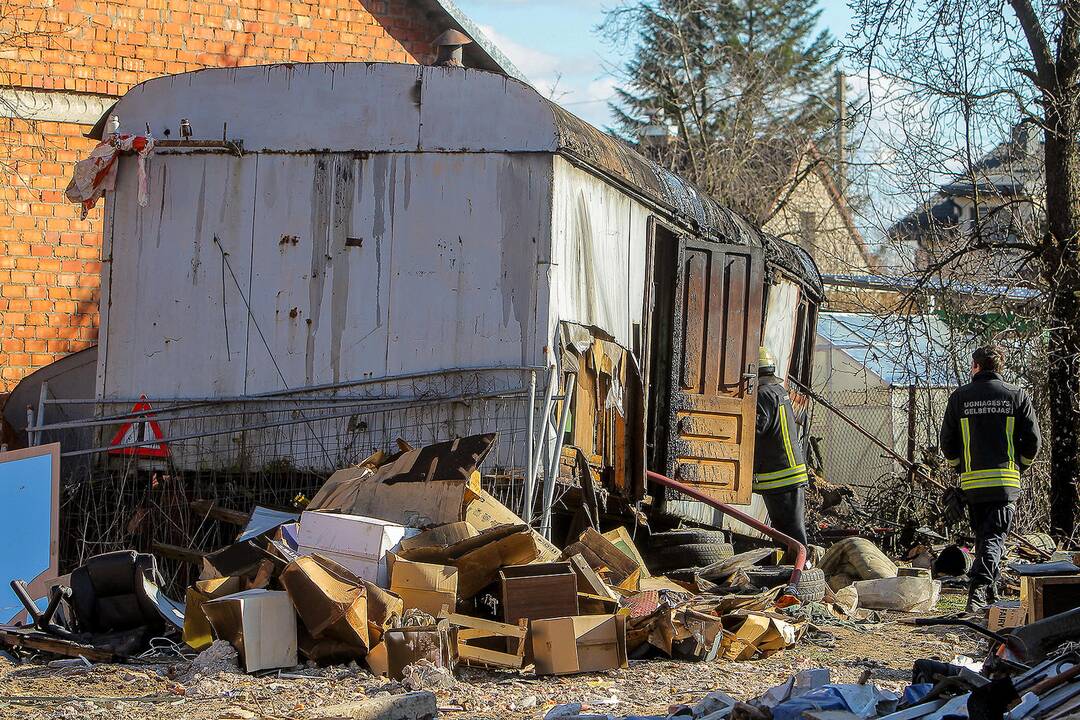 Gaisro vieta Laimės gatvėje