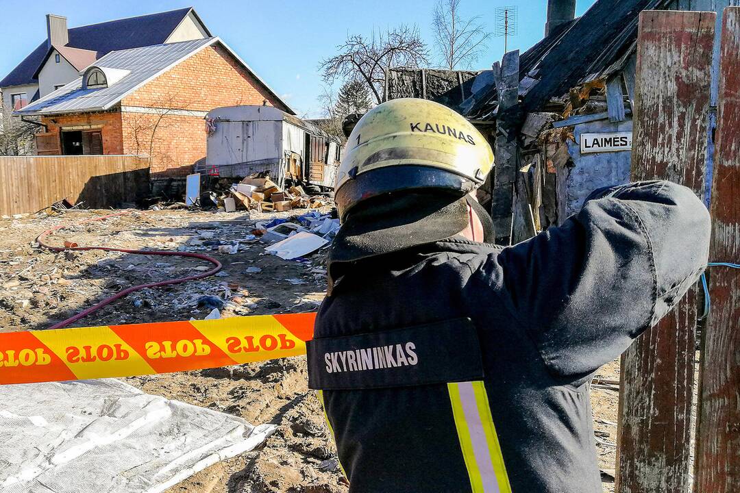 Gaisro vieta Laimės gatvėje