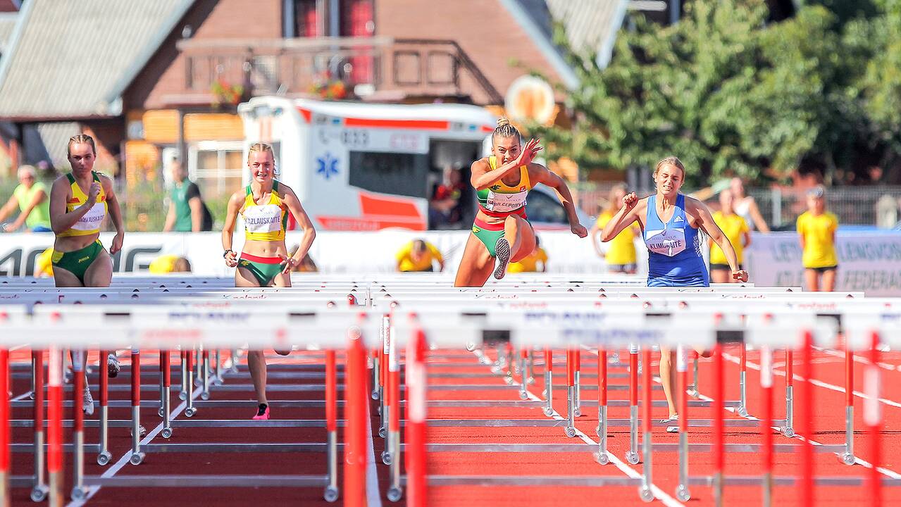 Lengvoji atletika. Lietuvos čempionatas. 1 diena