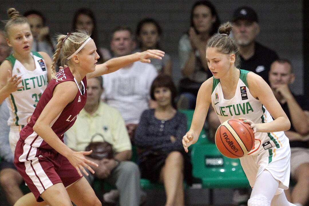 Lietuva – Latvija 41:56. Merginų U16 EČ
