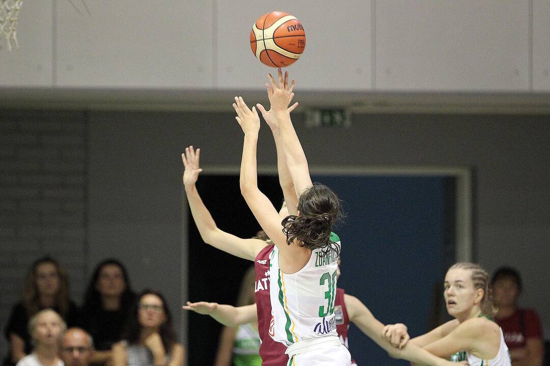 Lietuva – Latvija 41:56. Merginų U16 EČ