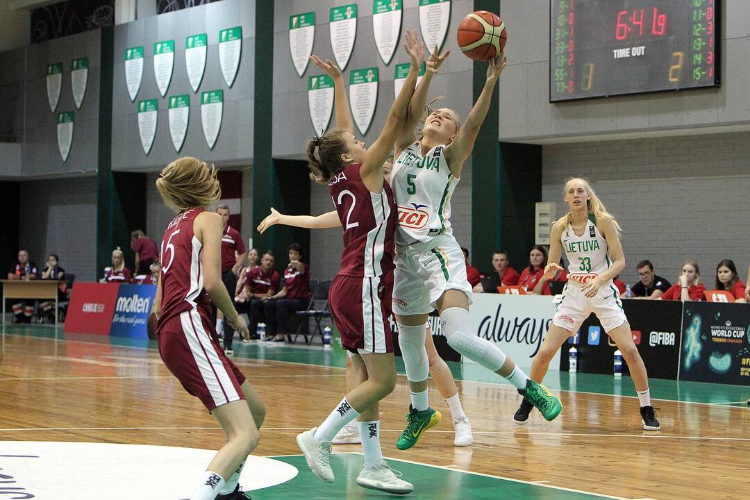 Lietuva – Latvija 41:56. Merginų U16 EČ