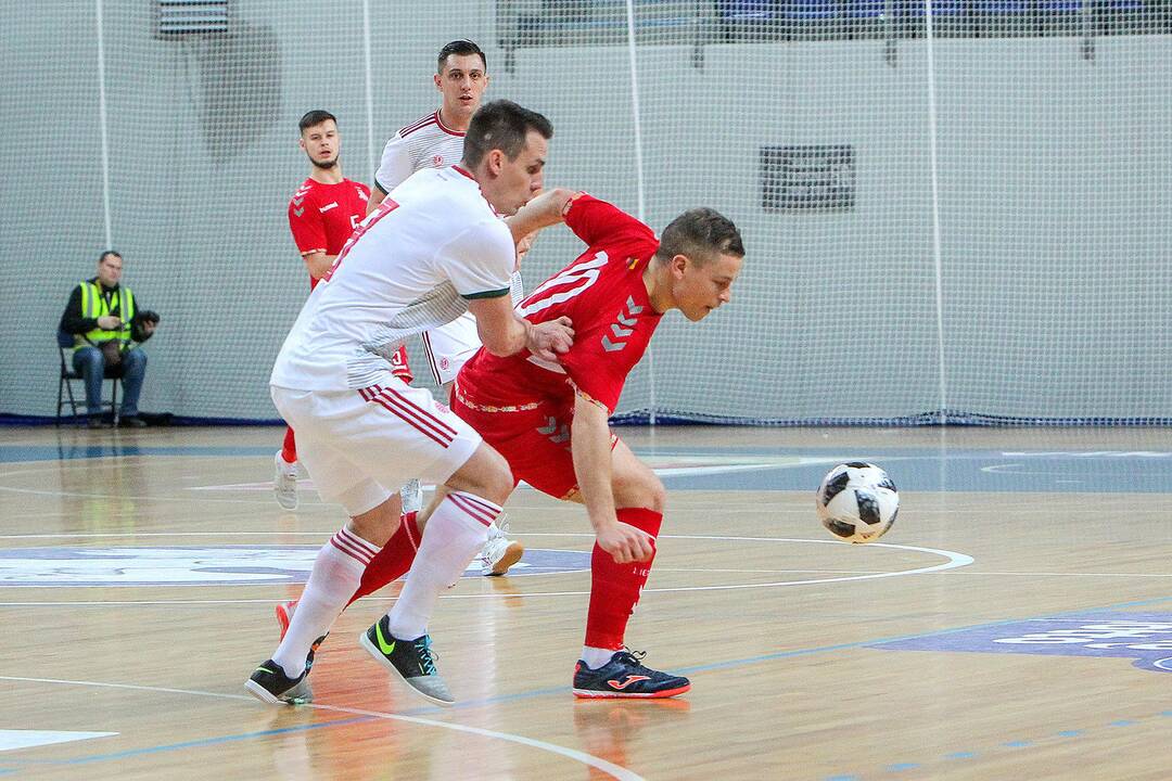 Futsalas: Lietuva – Vengrija 1:4