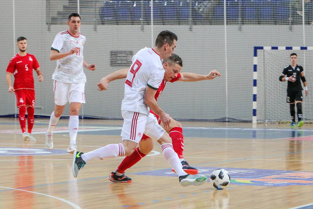 Futsalas: Lietuva – Vengrija 1:4