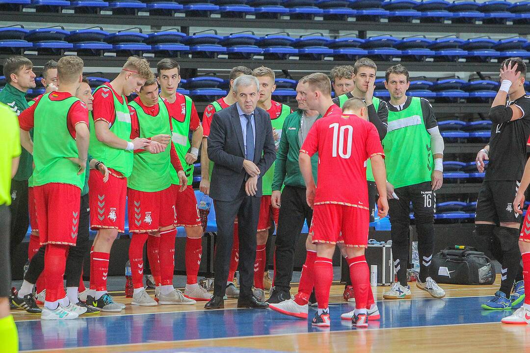 Futsalas: Lietuva – Vengrija 1:4