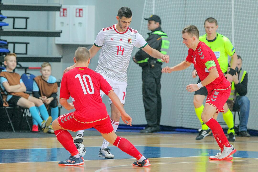 Futsalas: Lietuva – Vengrija 1:4