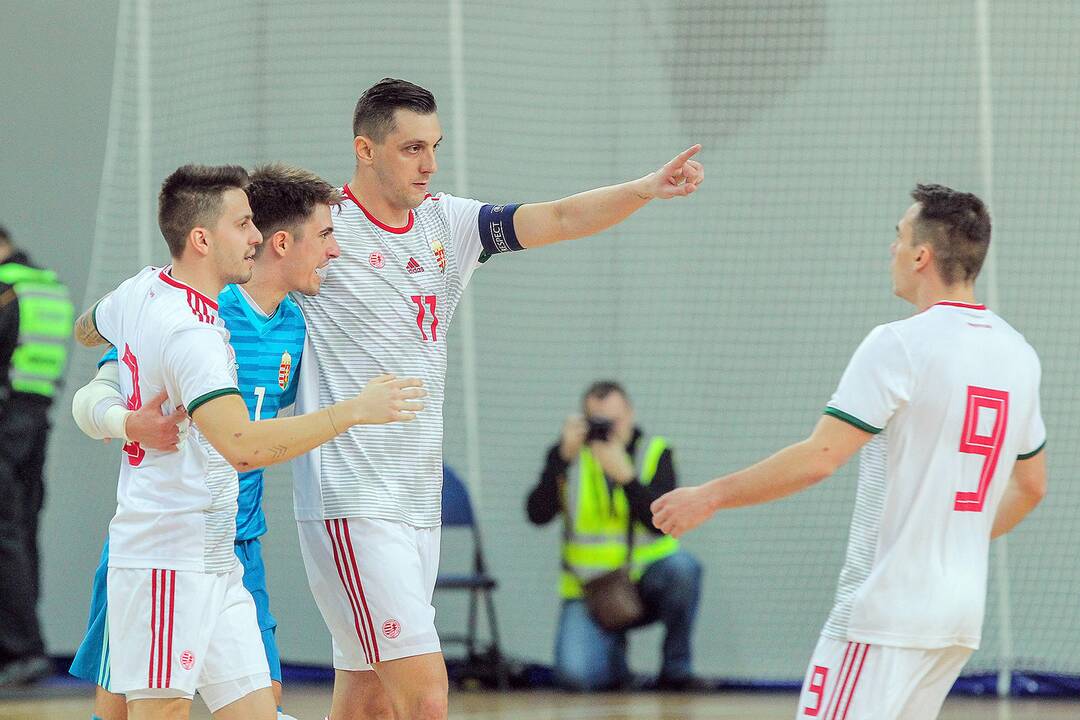 Futsalas: Lietuva – Vengrija 1:4