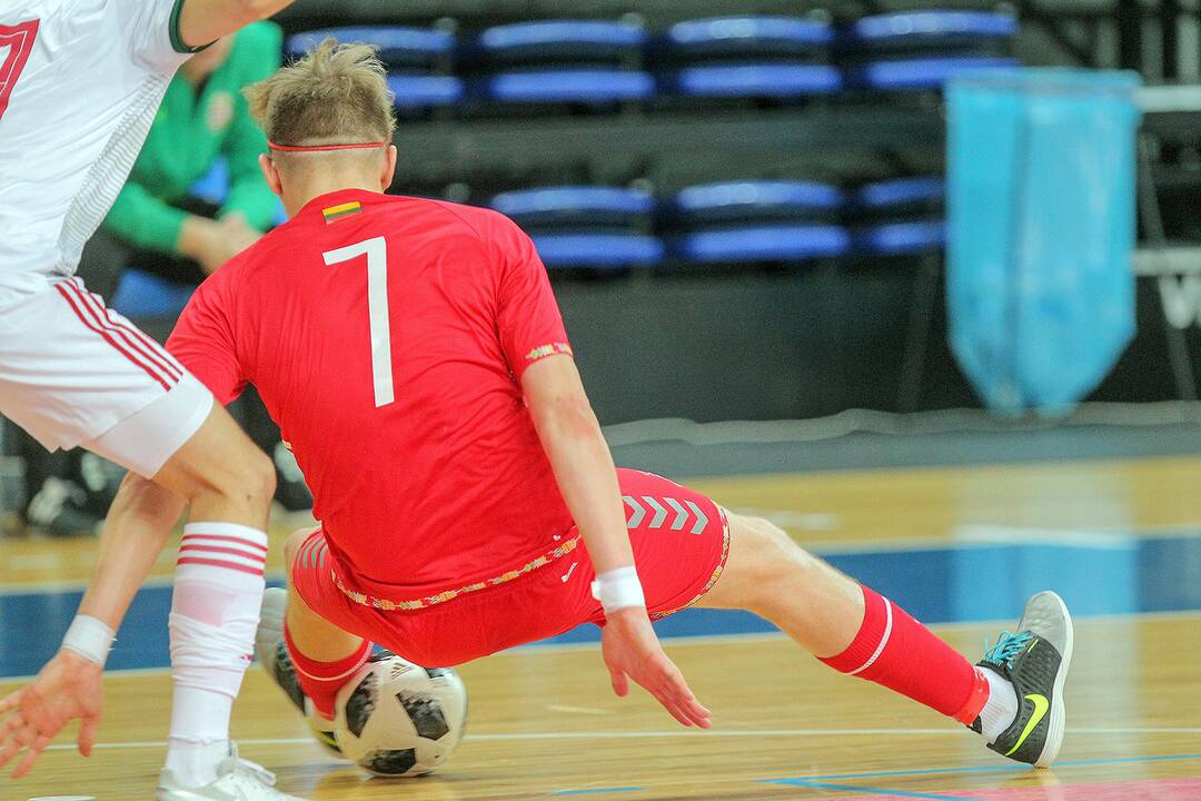 Futsalas: Lietuva – Vengrija 1:4