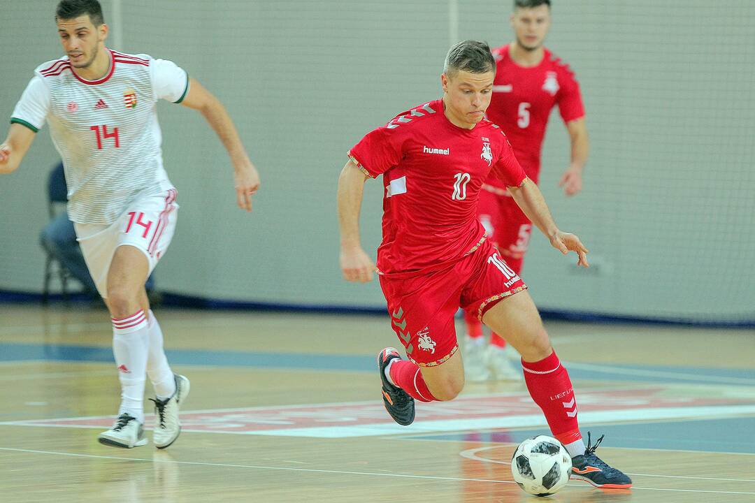 Futsalas: Lietuva – Vengrija 1:4