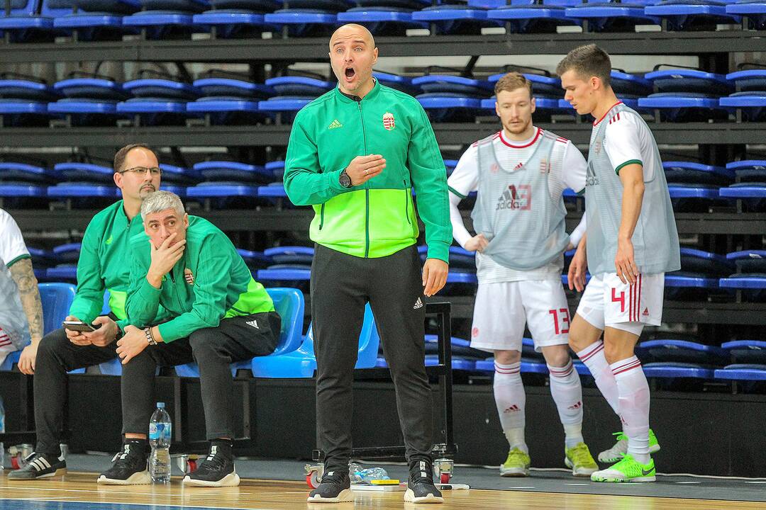 Futsalas: Lietuva – Vengrija 1:4