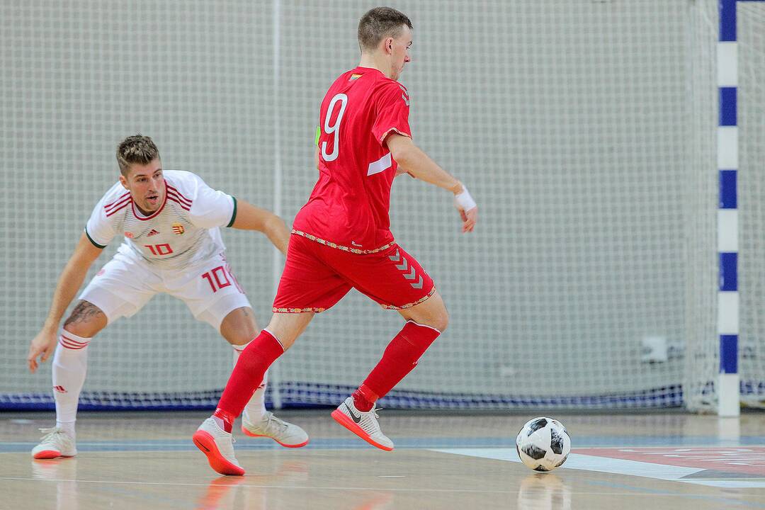 Futsalas: Lietuva – Vengrija 1:4