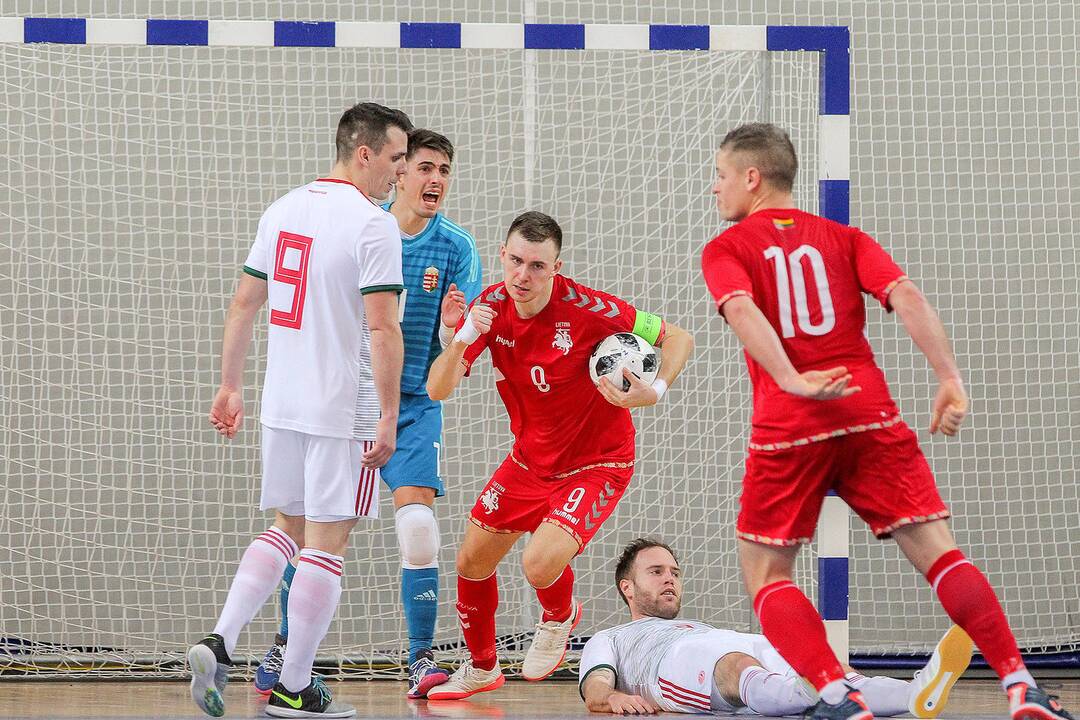 Futsalas: Lietuva – Vengrija 1:4