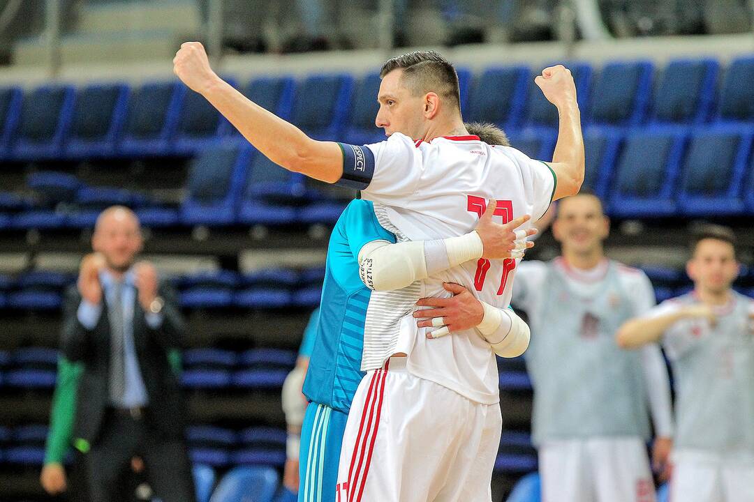Futsalas: Lietuva – Vengrija 1:4
