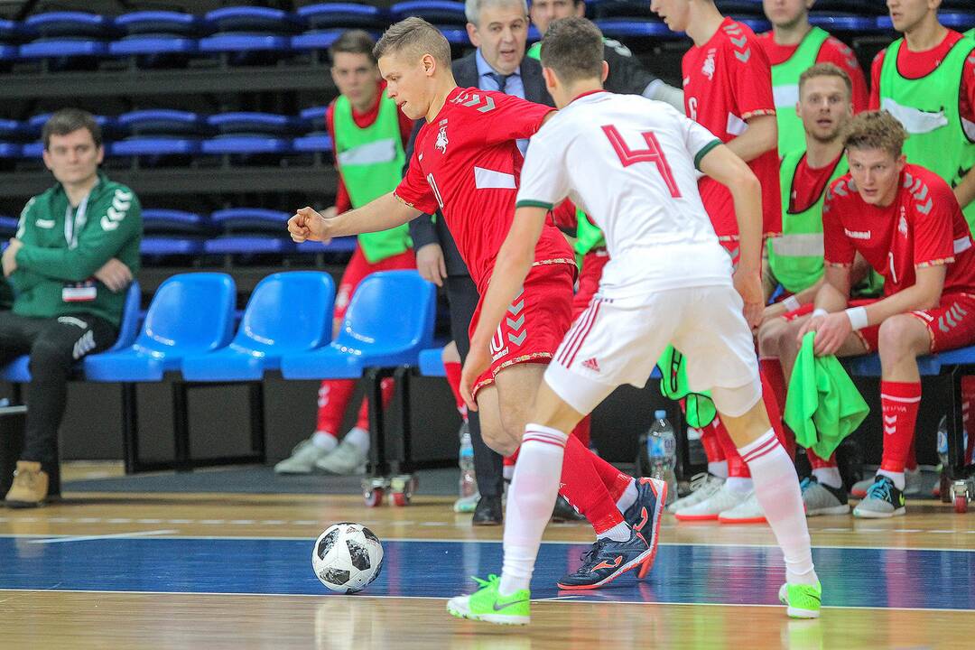 Futsalas: Lietuva – Vengrija 1:4