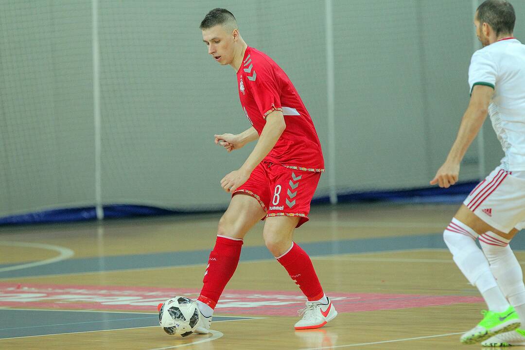 Futsalas: Lietuva – Vengrija 1:4