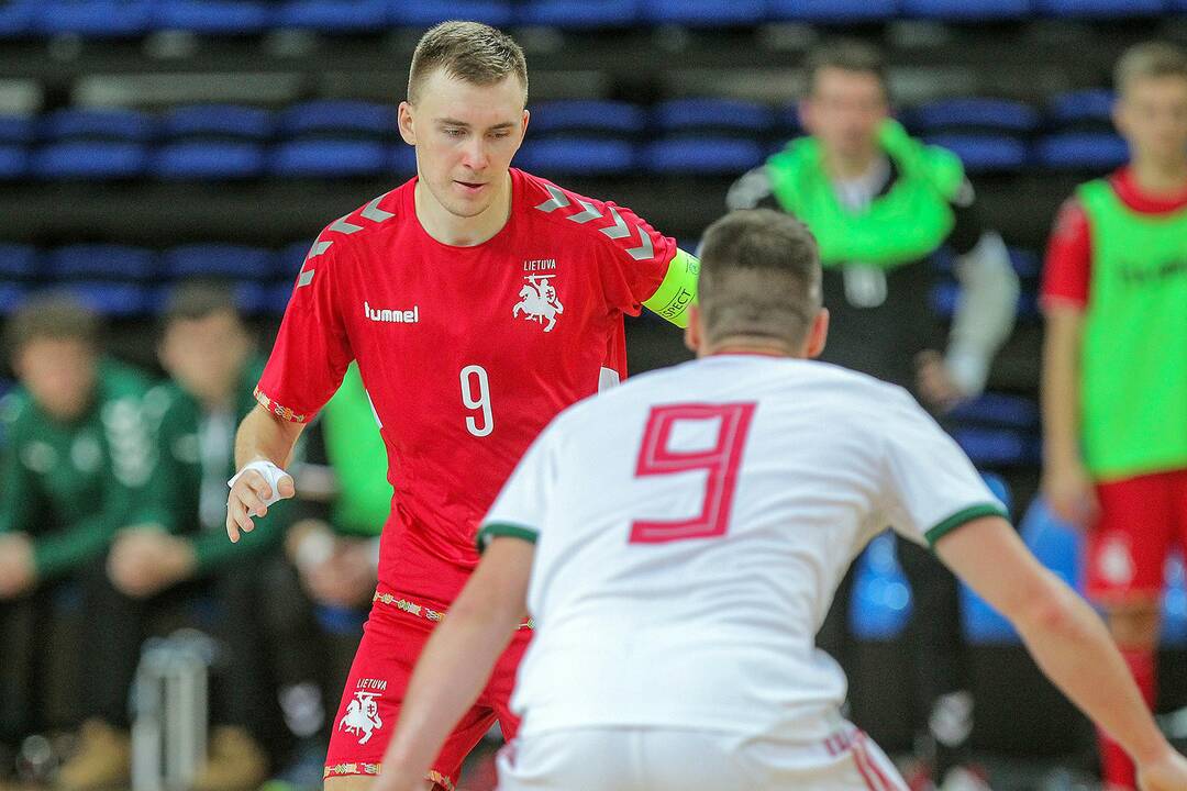 Futsalas: Lietuva – Vengrija 1:4