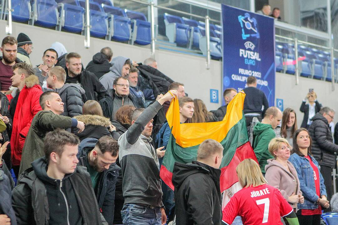 Futsalas: Lietuva – Vengrija 1:4