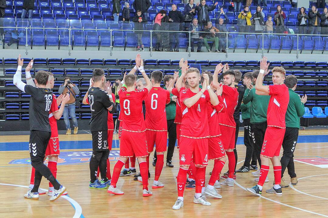 Futsalas: Lietuva – Vengrija 1:4