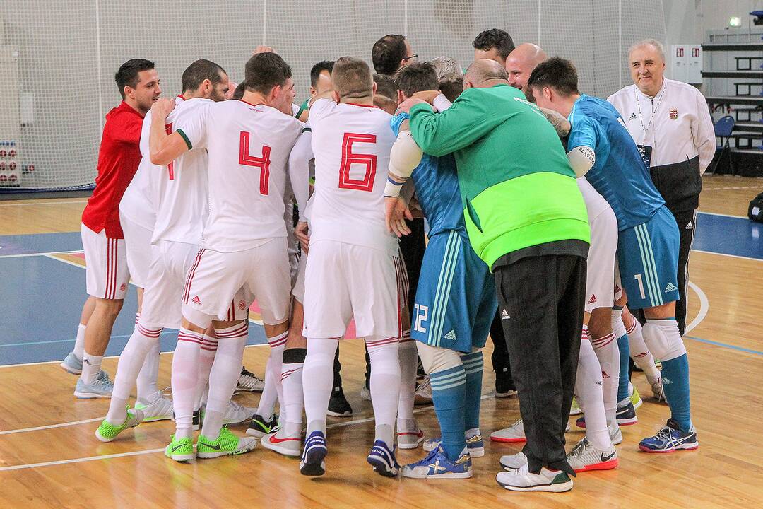 Futsalas: Lietuva – Vengrija 1:4