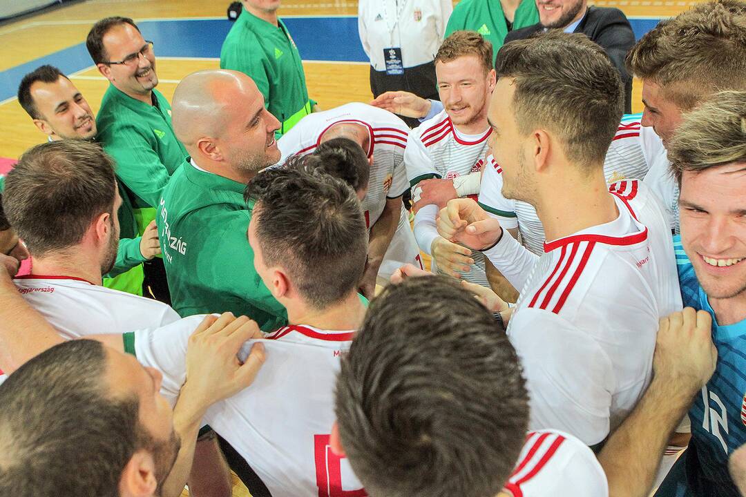 Futsalas: Lietuva – Vengrija 1:4