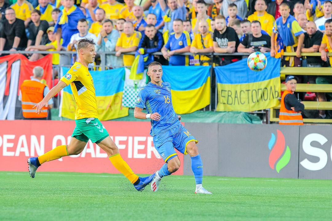 EURO 2020 atranka: Lietuva – Ukraina 0:3