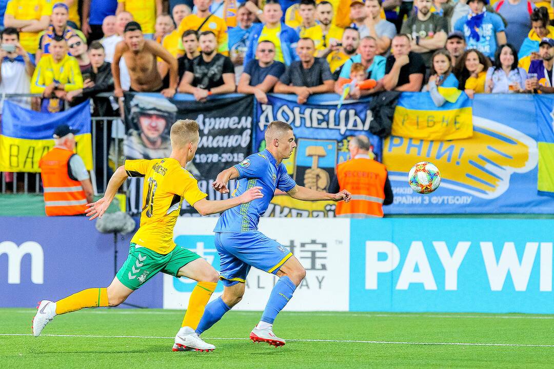 EURO 2020 atranka: Lietuva – Ukraina 0:3
