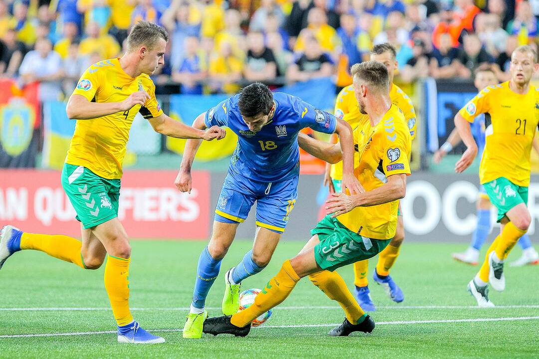 EURO 2020 atranka: Lietuva – Ukraina 0:3