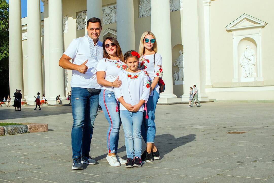 Vilnių užplūdo Ukrainos futbolo fanai