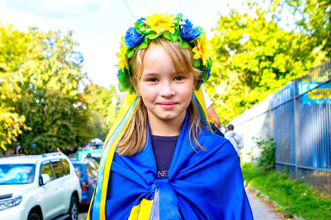 Vilnių užplūdo Ukrainos futbolo fanai