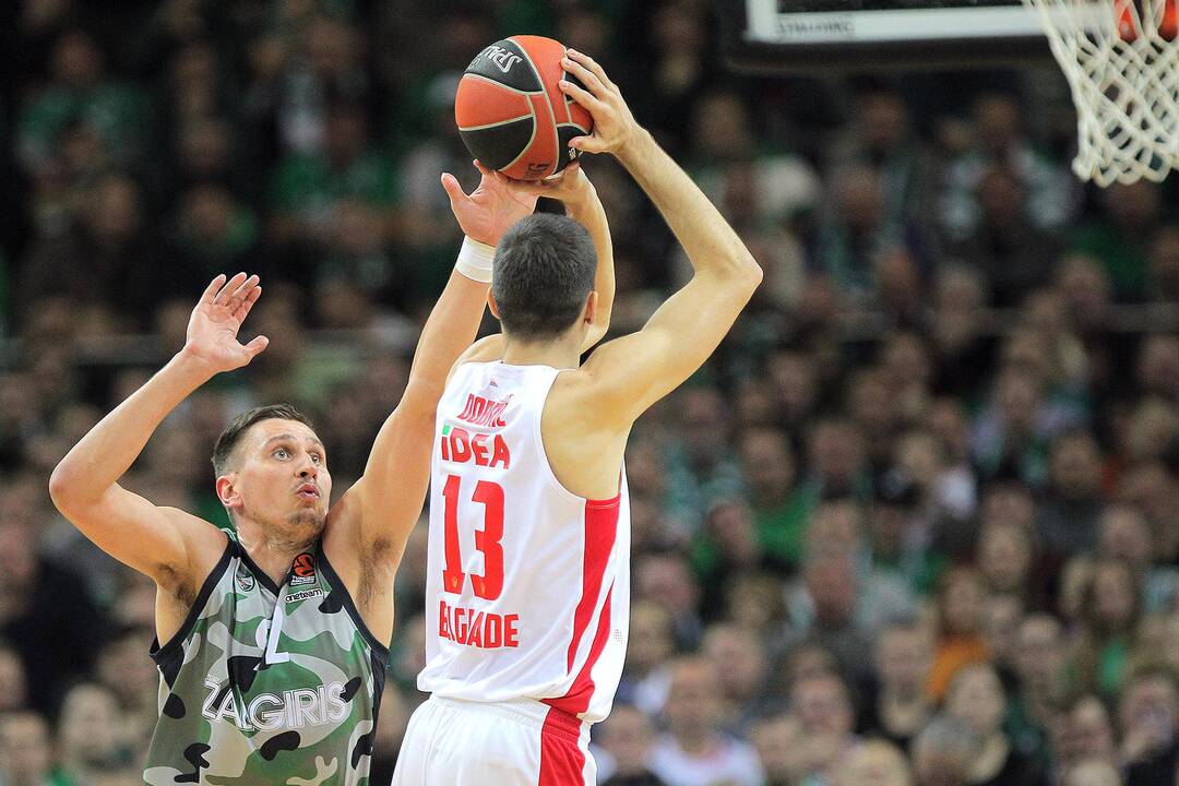 Eurolyga: „Žalgiris“ – „Crvena zvezda“ 59:61
