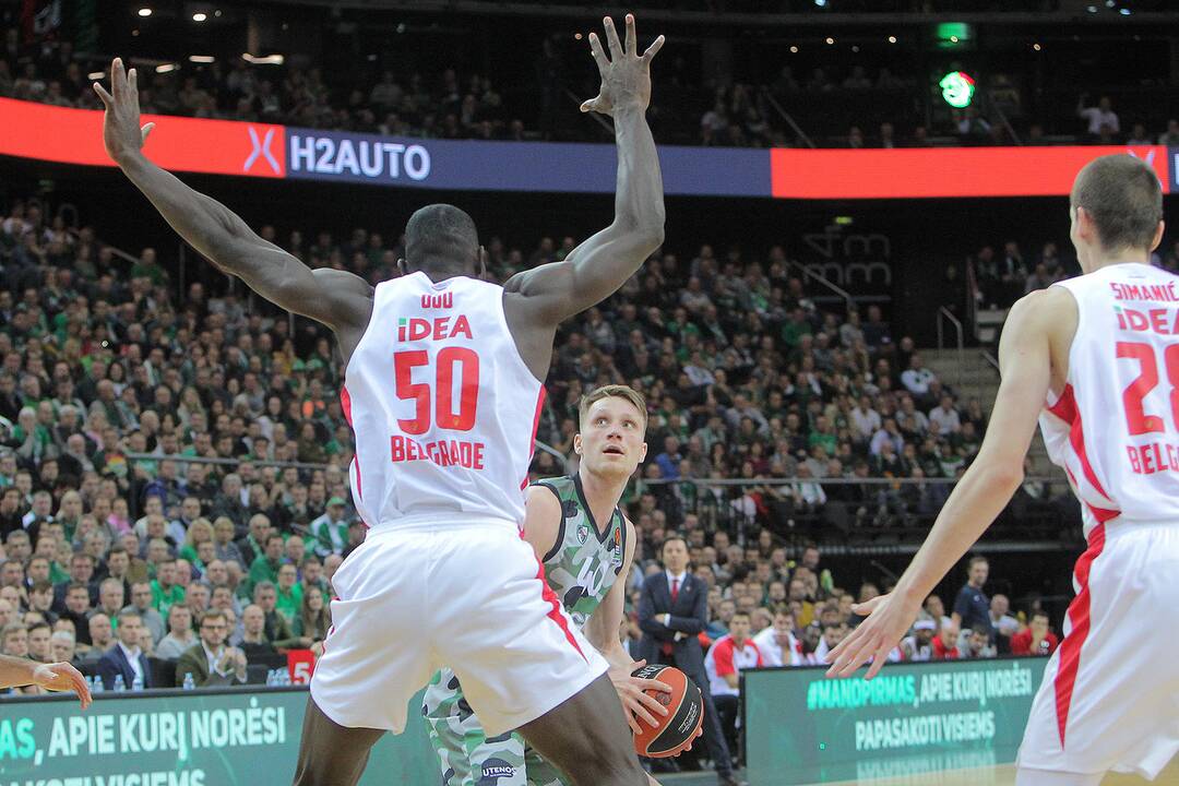 Eurolyga: „Žalgiris“ – „Crvena zvezda“ 59:61