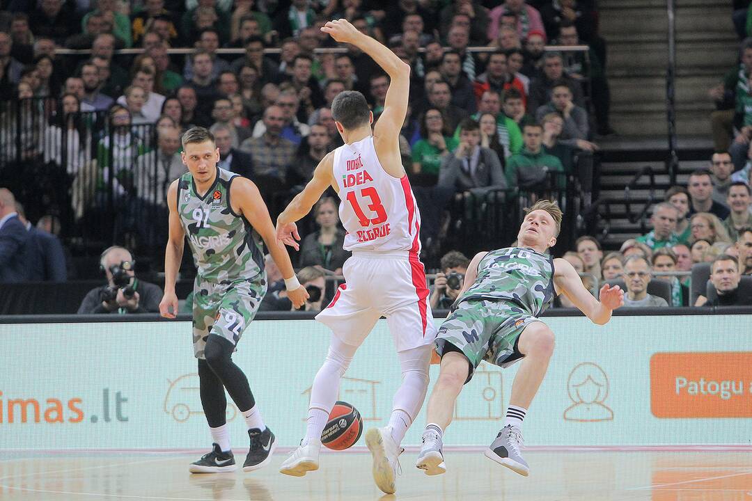Eurolyga: „Žalgiris“ – „Crvena zvezda“ 59:61