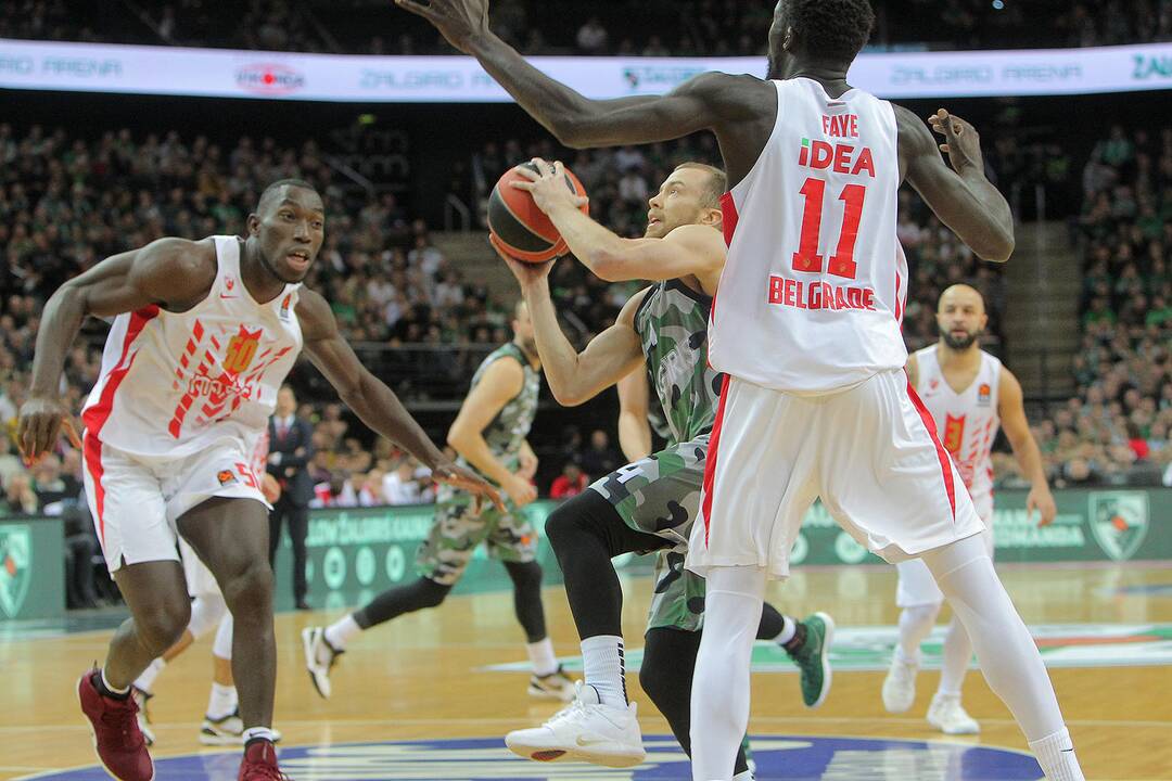 Eurolyga: „Žalgiris“ – „Crvena zvezda“ 59:61