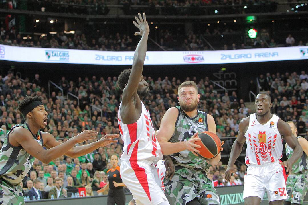 Eurolyga: „Žalgiris“ – „Crvena zvezda“ 59:61