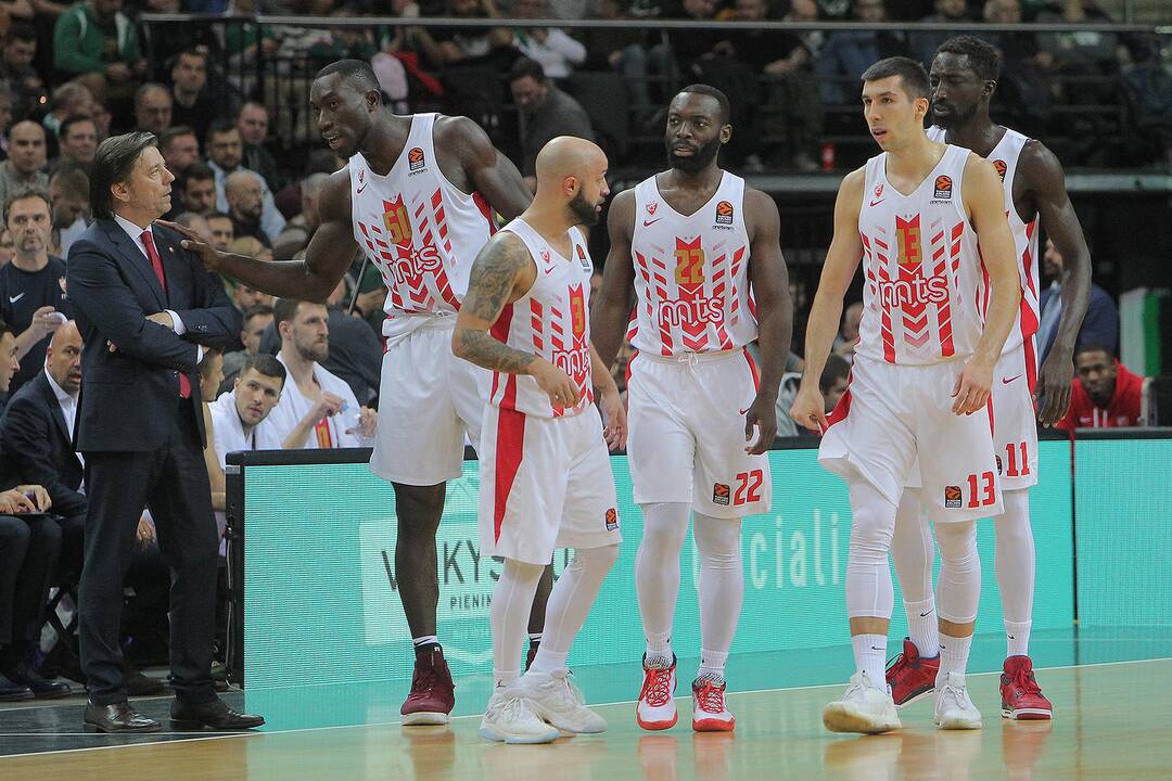 Eurolyga: „Žalgiris“ – „Crvena zvezda“ 59:61