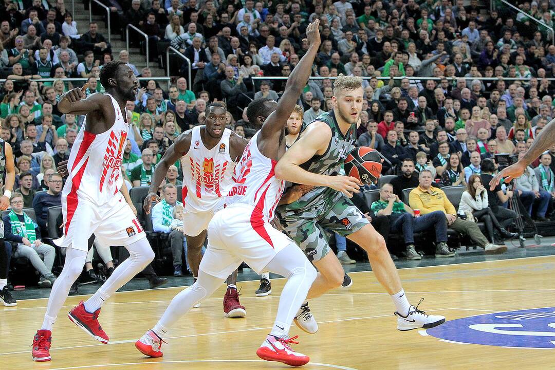 Eurolyga: „Žalgiris“ – „Crvena zvezda“ 59:61