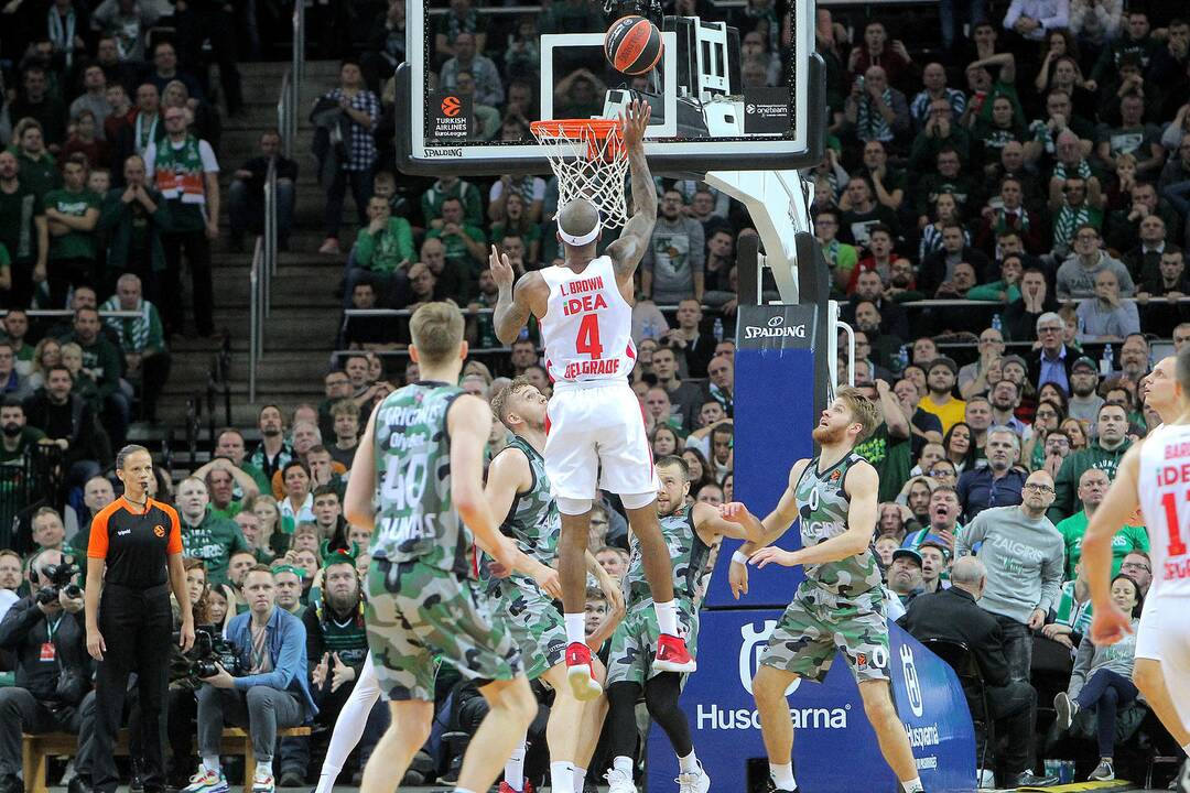 Eurolyga: „Žalgiris“ – „Crvena zvezda“ 59:61