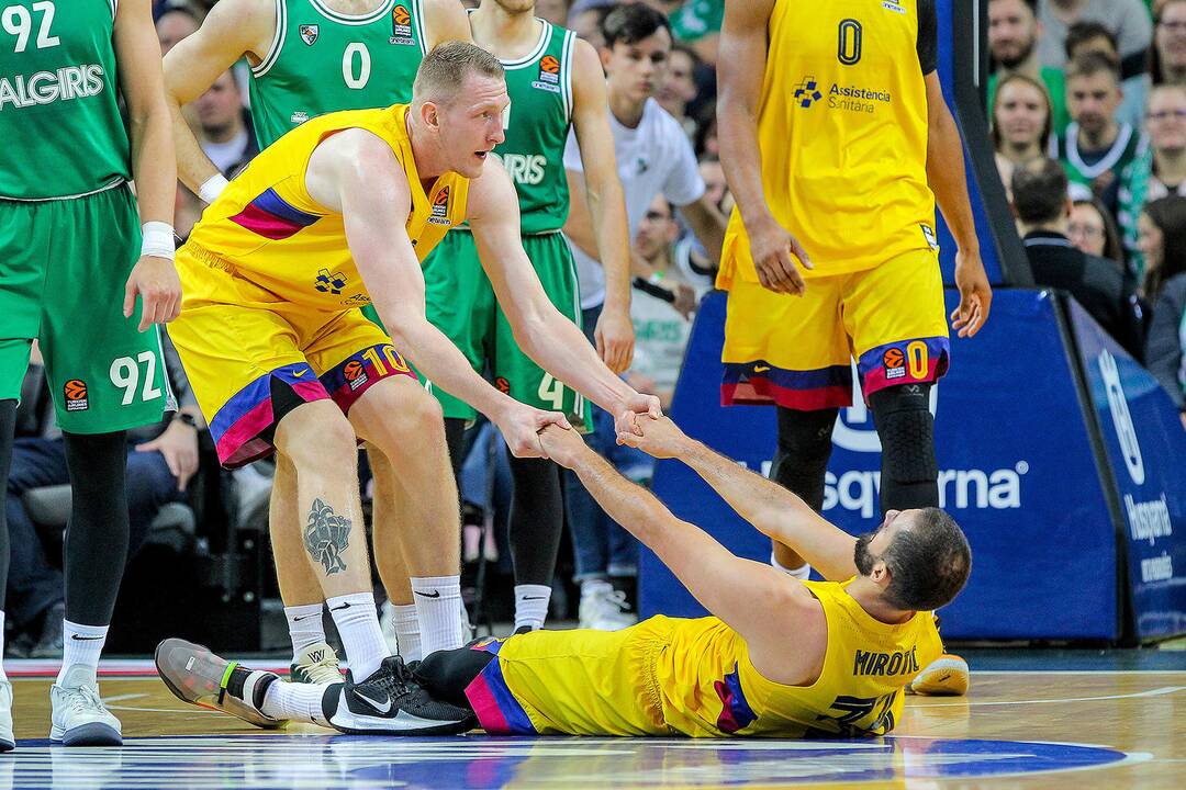 Eurolyga: „Žalgiris“ – „Barcelona“ 86:93