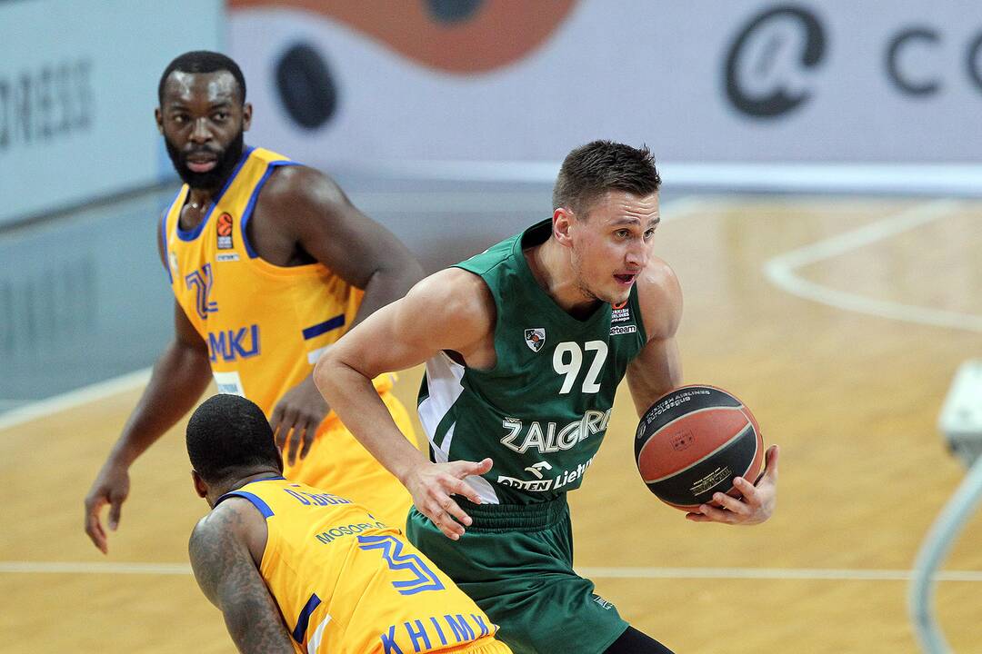 Eurolyga: „Žalgiris“ – „Chimki“ 83:84