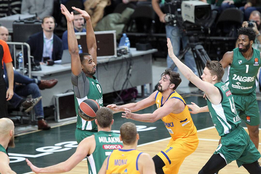 Eurolyga: „Žalgiris“ – „Chimki“ 83:84