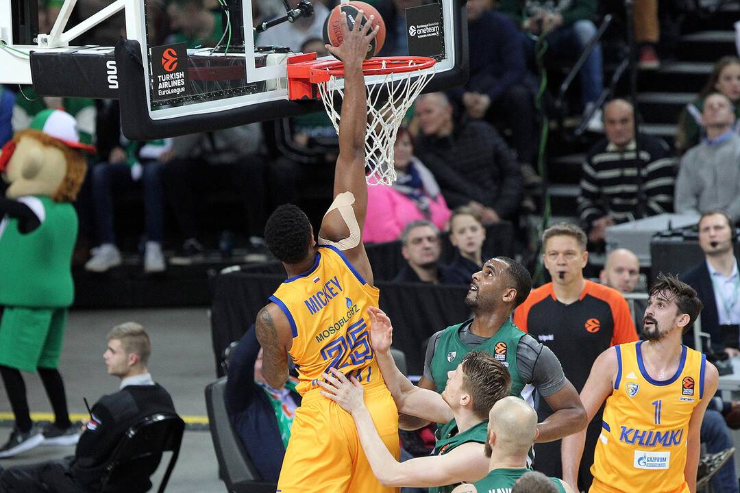 Eurolyga: „Žalgiris“ – „Chimki“ 83:84
