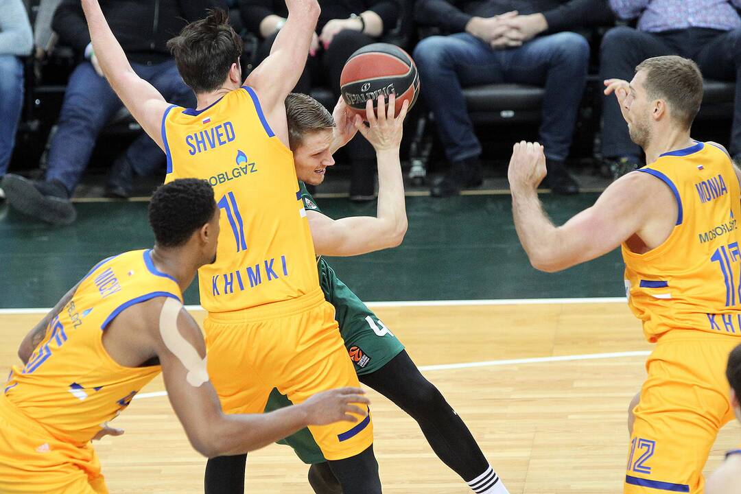 Eurolyga: „Žalgiris“ – „Chimki“ 83:84