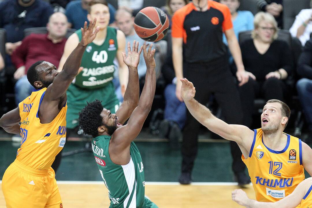 Eurolyga: „Žalgiris“ – „Chimki“ 83:84