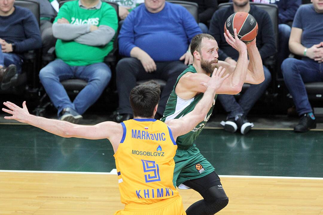 Eurolyga: „Žalgiris“ – „Chimki“ 83:84