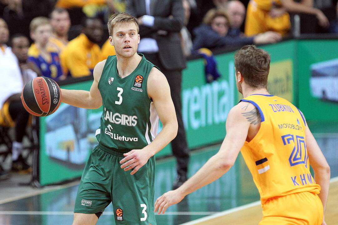 Eurolyga: „Žalgiris“ – „Chimki“ 83:84