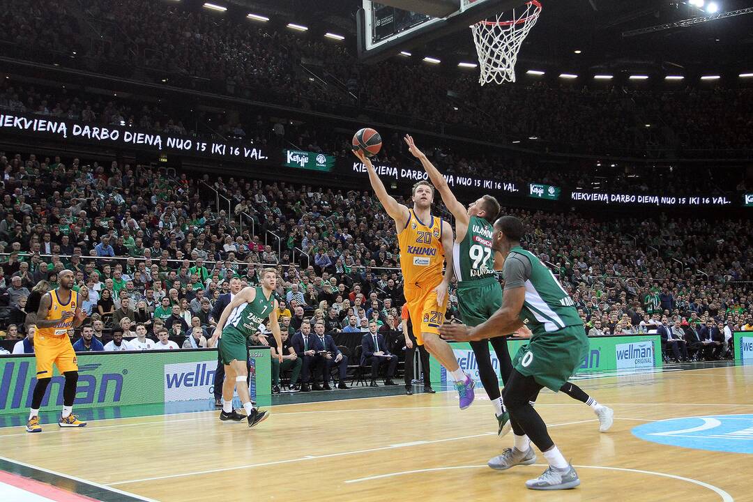 Eurolyga: „Žalgiris“ – „Chimki“ 83:84